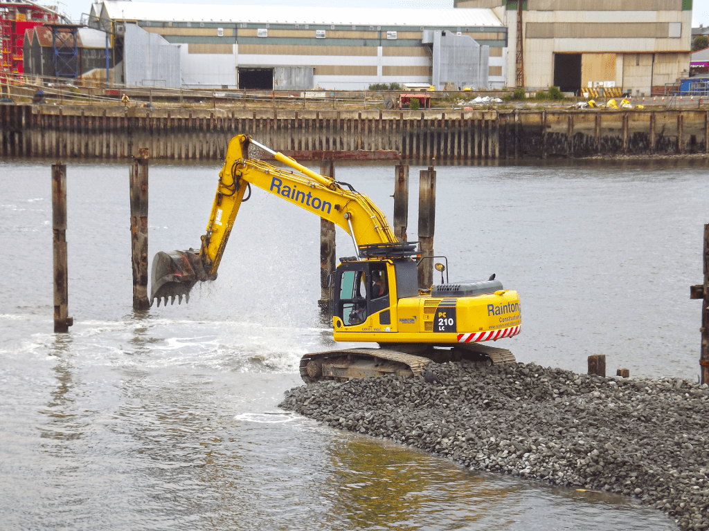 Tyne Dock Basin Infill and Bund Wall Works