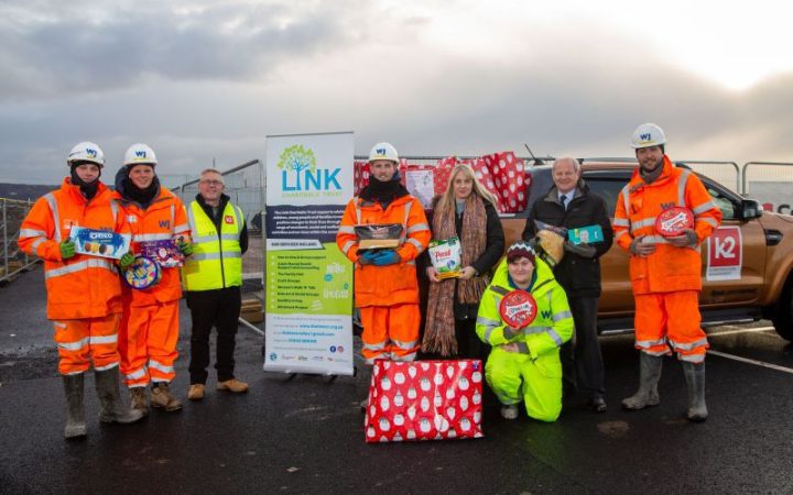 Supporting K2 with charity Christmas hamper appeal