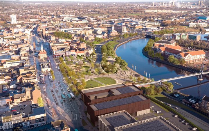 Striking new imagery of Stockton Waterfront