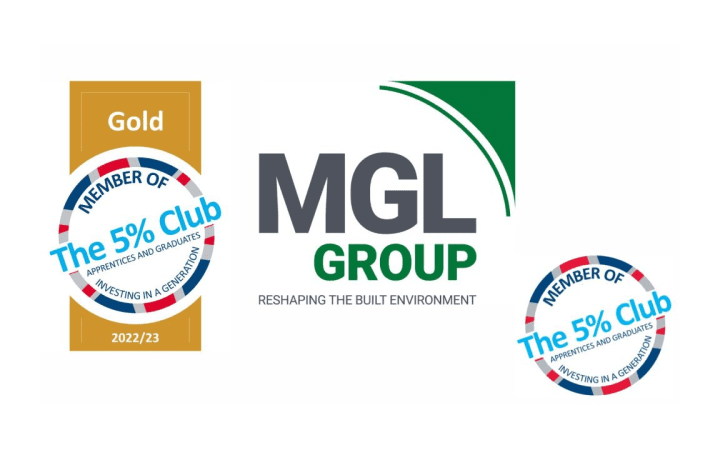 MGL Group awarded Gold membership by The 5% Club