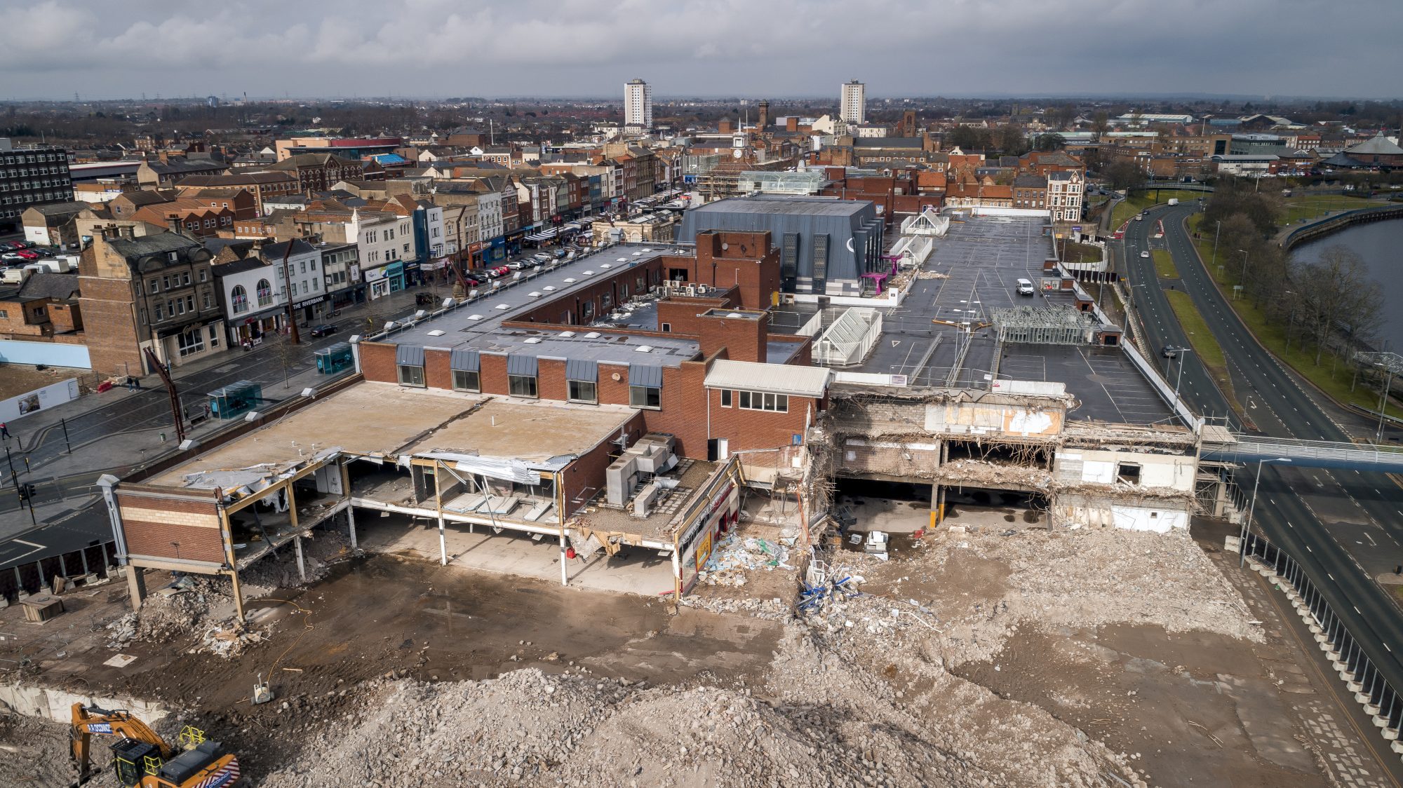 New Drone Images Reveal Castlegate Demolition Progress MGL Group