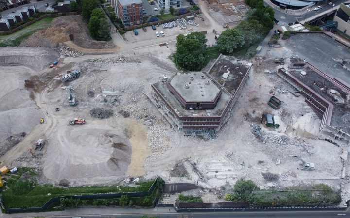 Site clearance works continue at former Sunderland Civic Centre