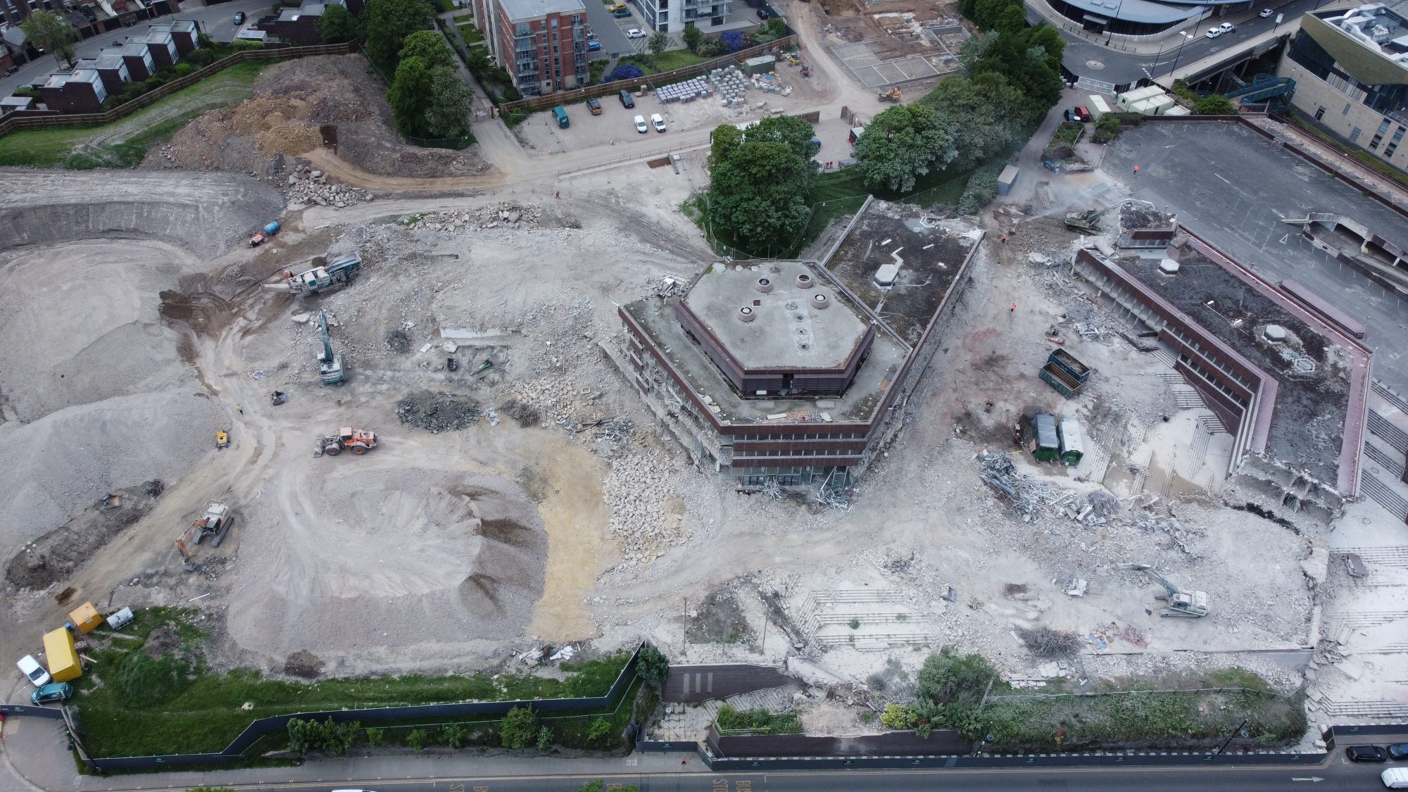 MGL Demolition Clearing Sunderland Civic for New Homes - MGL Group