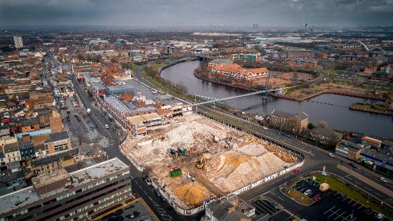 Demolition of Castlegate Shopping Centre