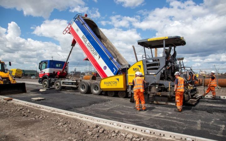 Rainton Construction transforms South Bank Link Road with surfacing works