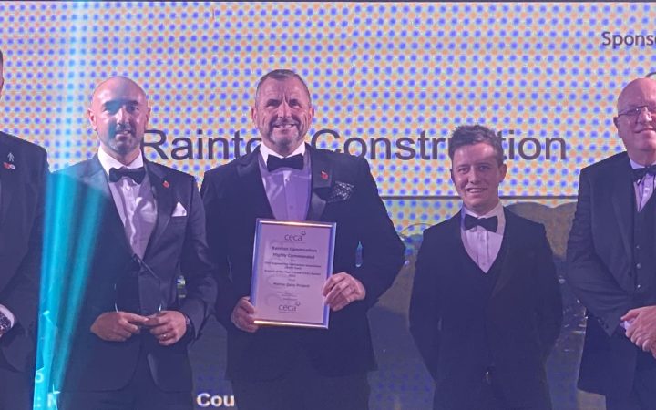 Rainton Construction’s success at the CECA NE Awards 2023