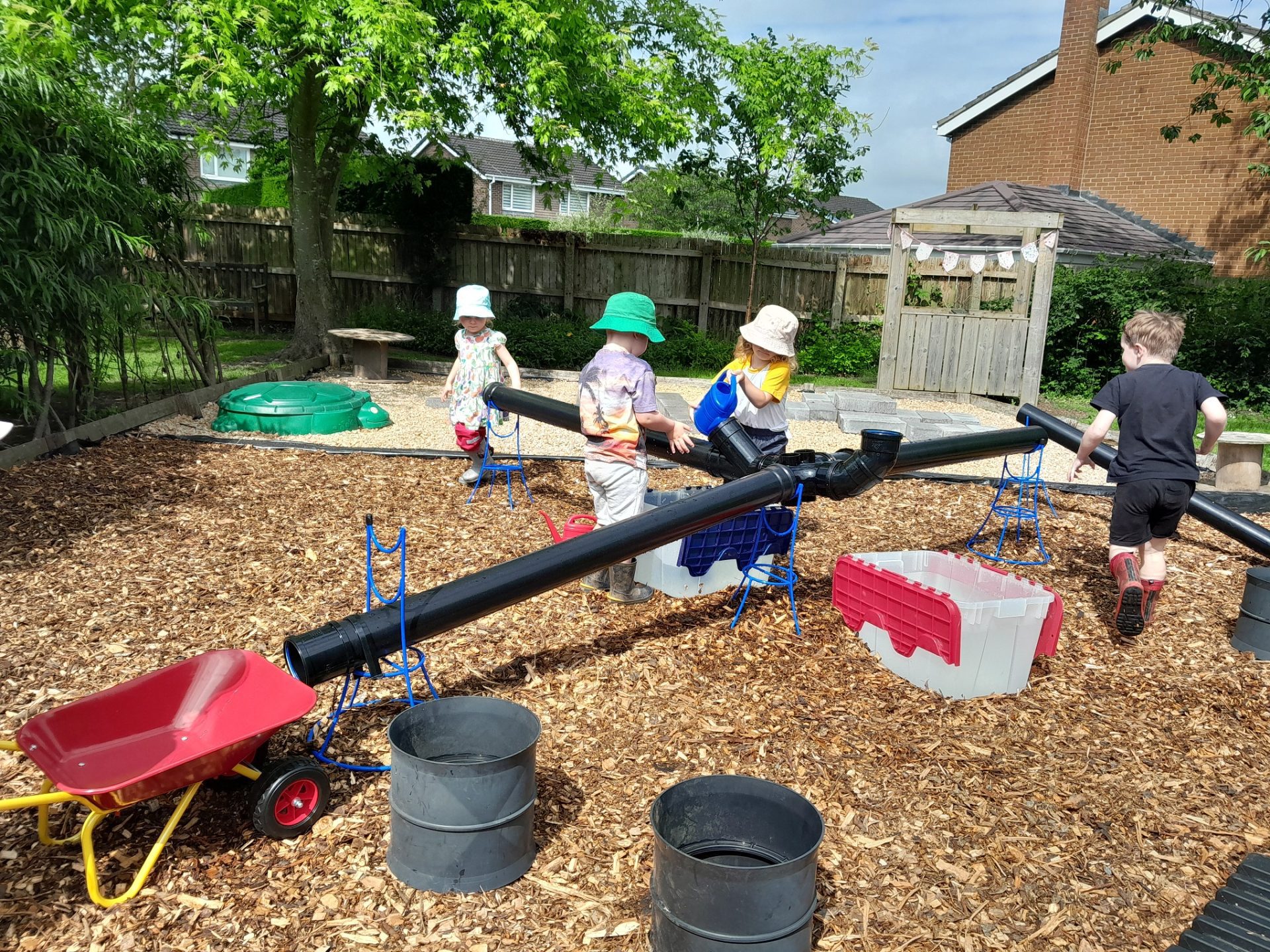 New Play Equipment for Broomley Preschool from MGL Group MGL Group
