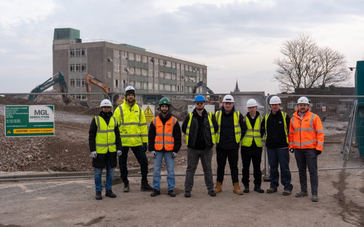MGL Demolition Showcases the HIN Project to Construction Students