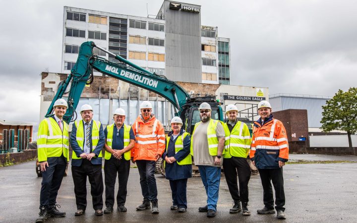 MGL Group Begins Demolition of Golden Eagle Hotel in Thornaby