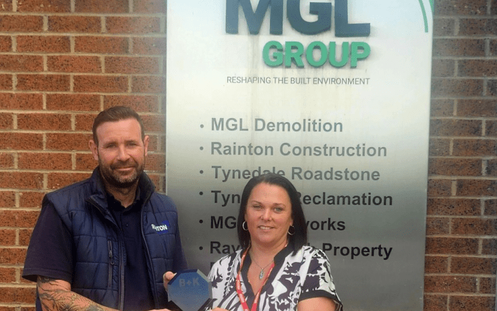 Rainton Construction’s Site Manager Named “Supervisor of the Year” at Supplier Event