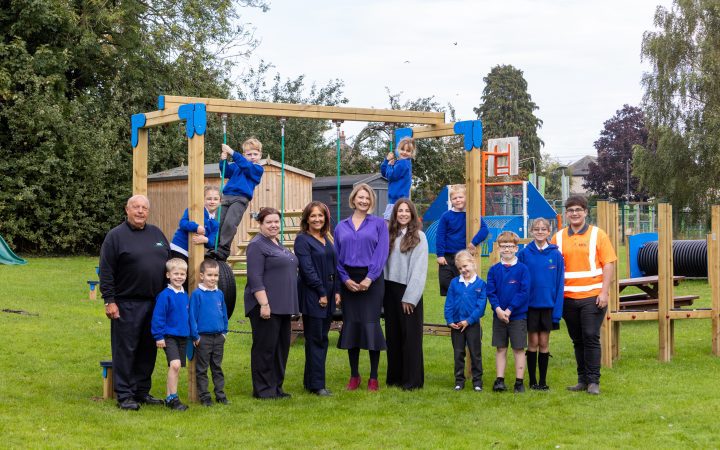 Local Apprentice Returns to Primary School as MGL Group’s £8,000 Donation Funds New Trim Trail