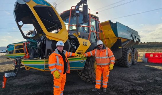 New Volvo A30J Fleet Ready for Action at MGL Earthworks Sites