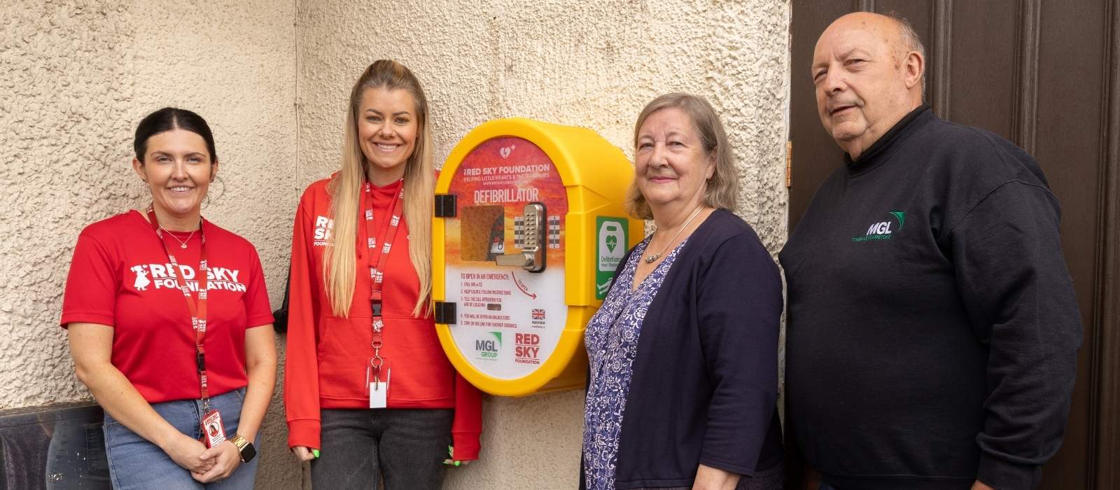 MGL Group Donates Defibrillator