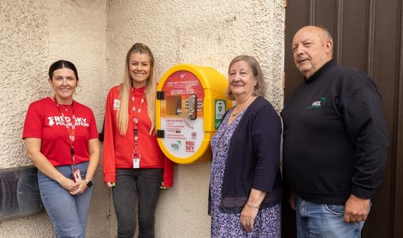 MGL Group Donates Life-Saving Defibrillator in Middleton Tyas