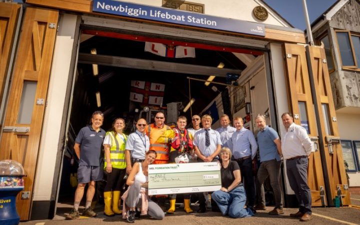 MGL Foundation Trust donates to RNLI after life saving rescue
