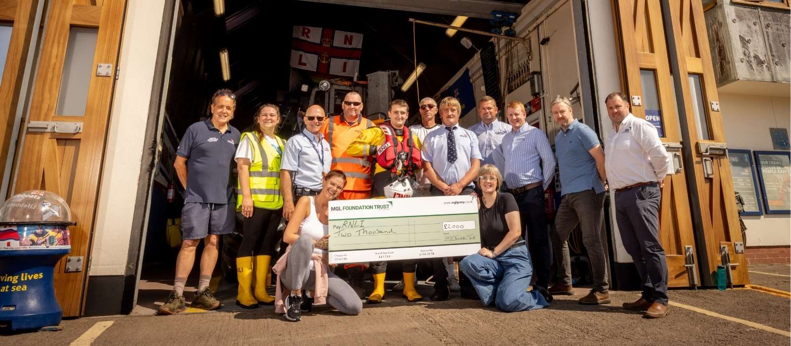 MGL Foundation Trust gives donation to the RNLI